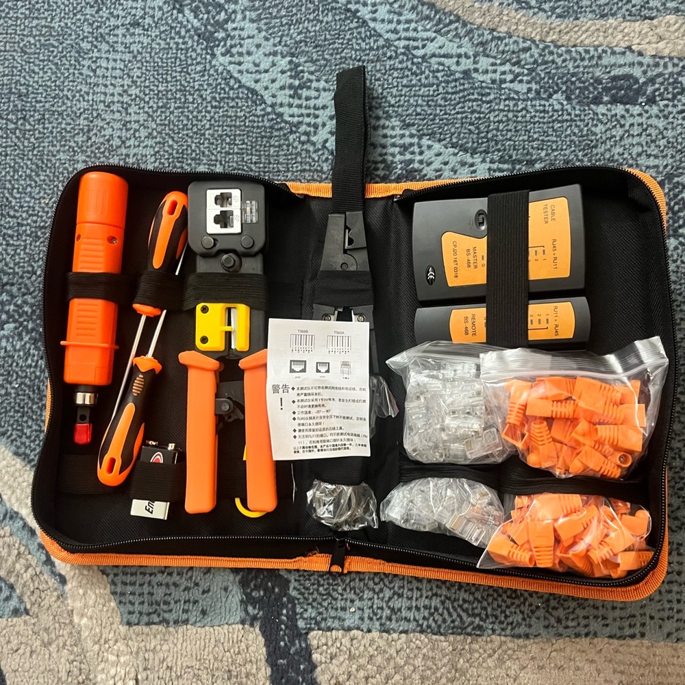 Network kit for field tech or network engineer